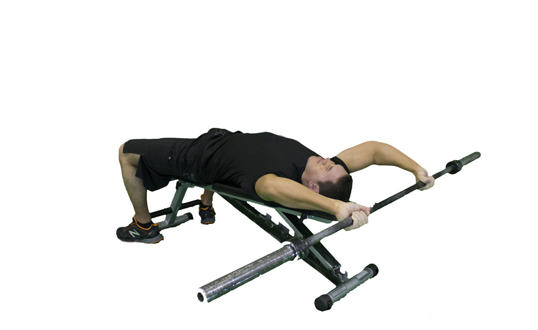 Barbell Pullover and Press — demonstration 2