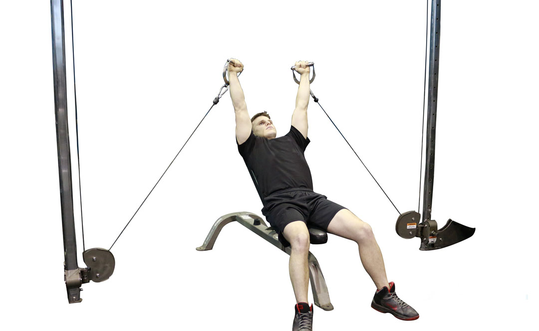 Cable Incline Press — demonstration 2