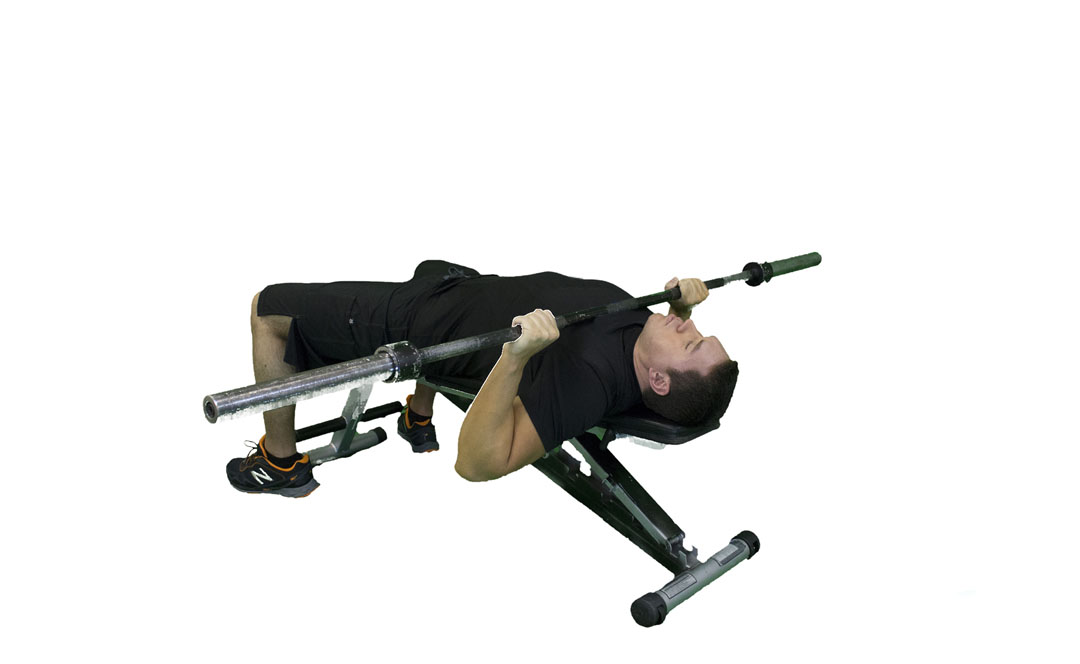 Barbell Neck Press — demonstration 2
