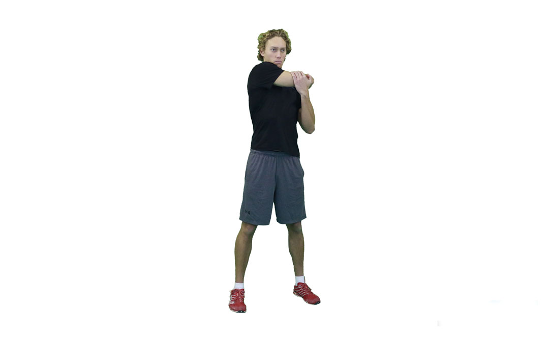Stretching Laterale dei Tricipiti — dimostrazione 2
