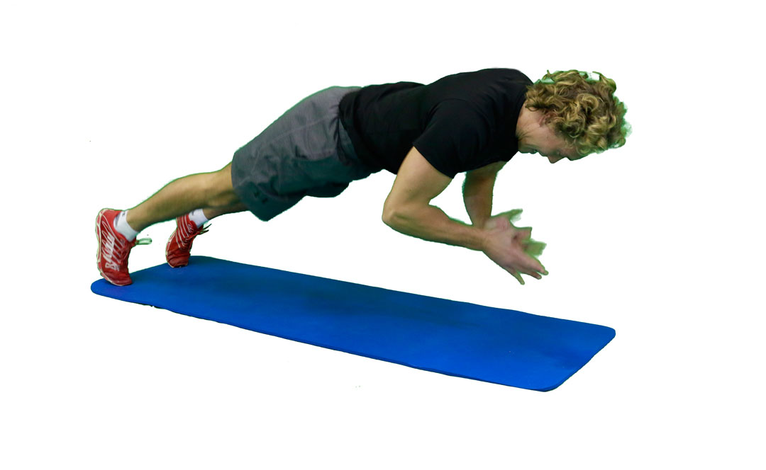Clap Push-Up — demonstration 2