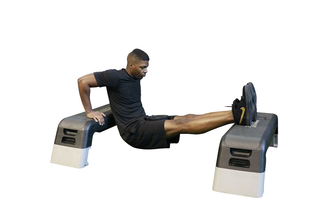 Weighted Bench Dip — demonstration 2