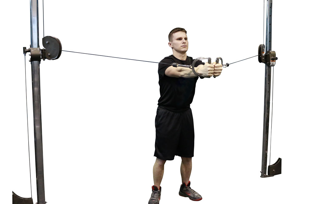 Cable Mid Chest Crossover — demonstration 2