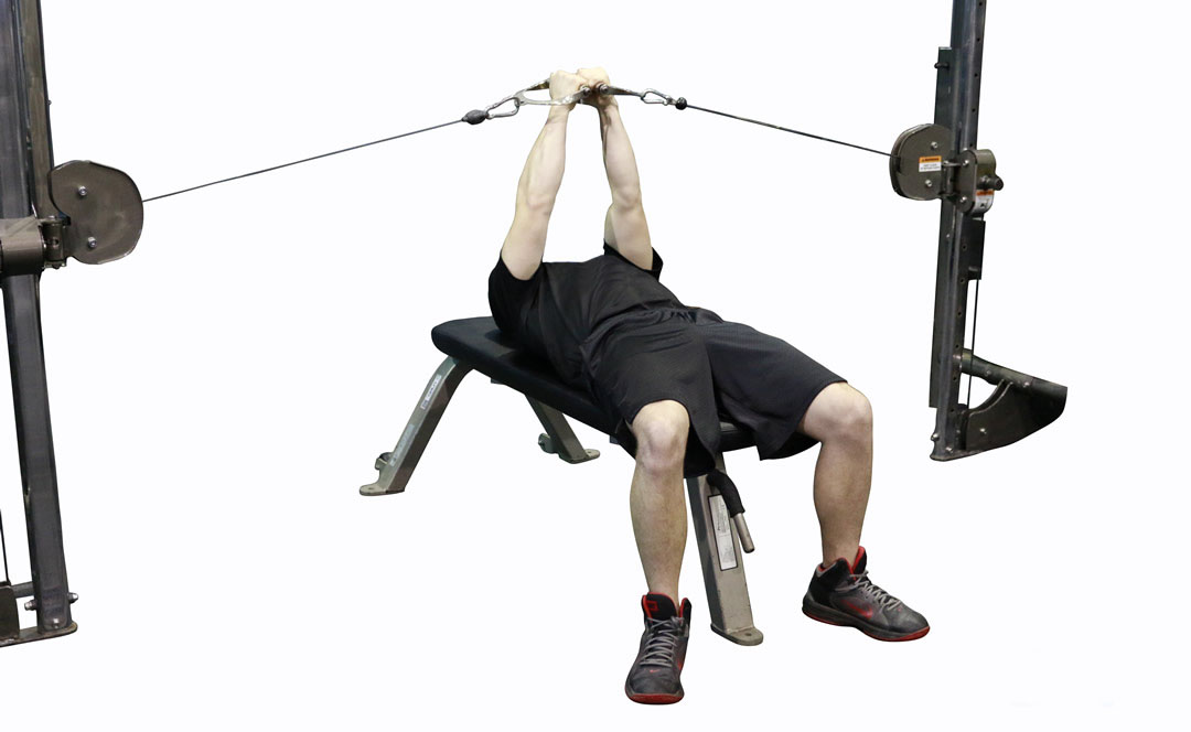 Cable Flat Bench Fly — demonstration 2
