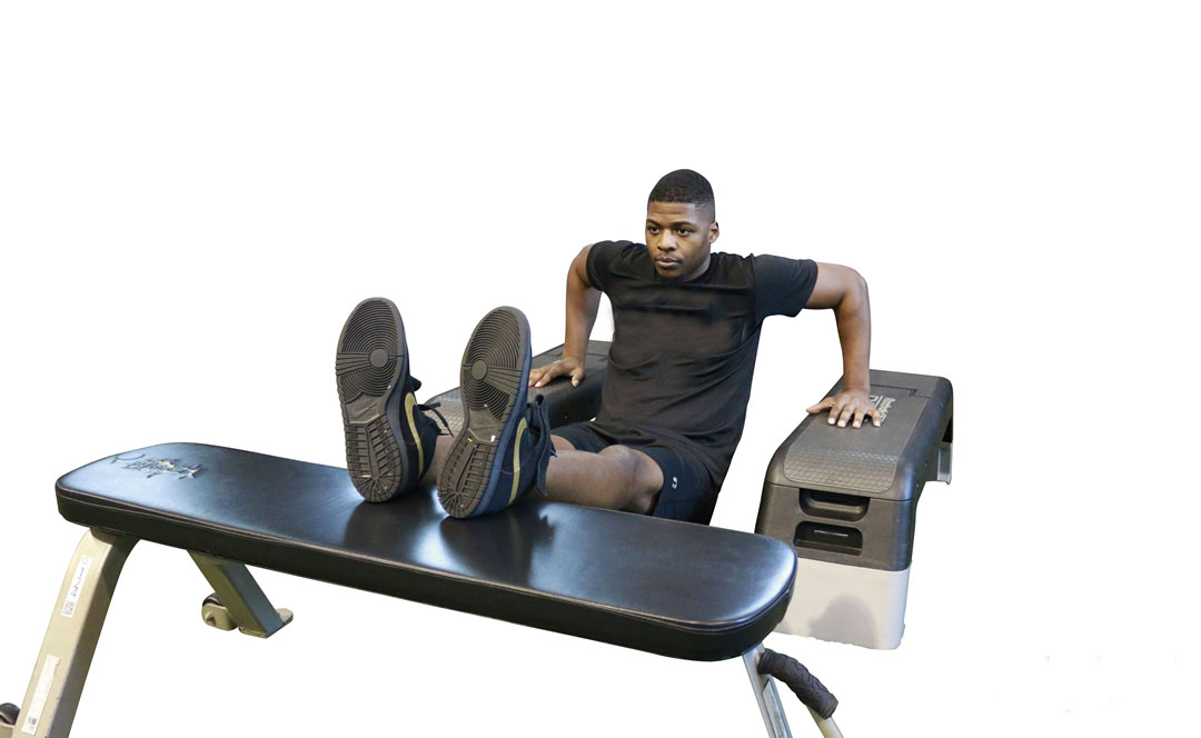 Three Bench Dip — demonstration 2