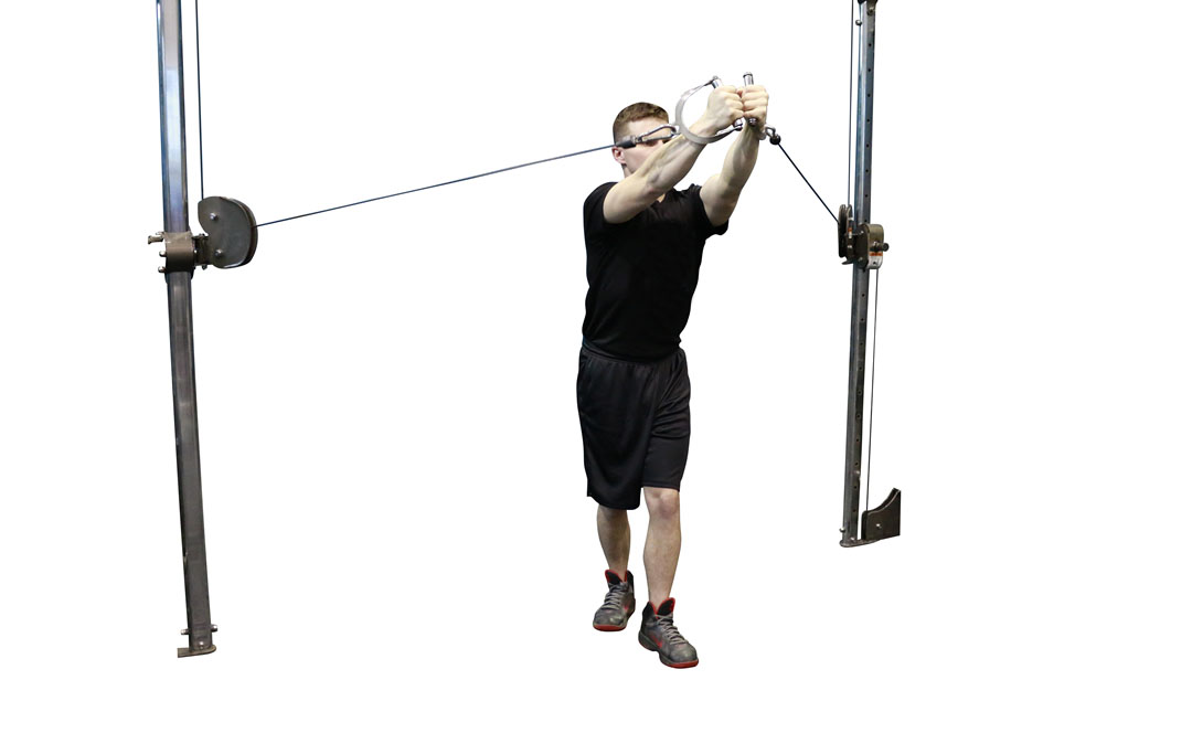 Cable Upper Chest Crossover — demonstration 2
