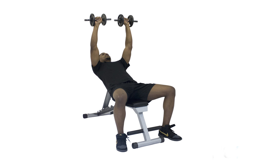 Dumbbell Incline Bench Press — demonstration 2