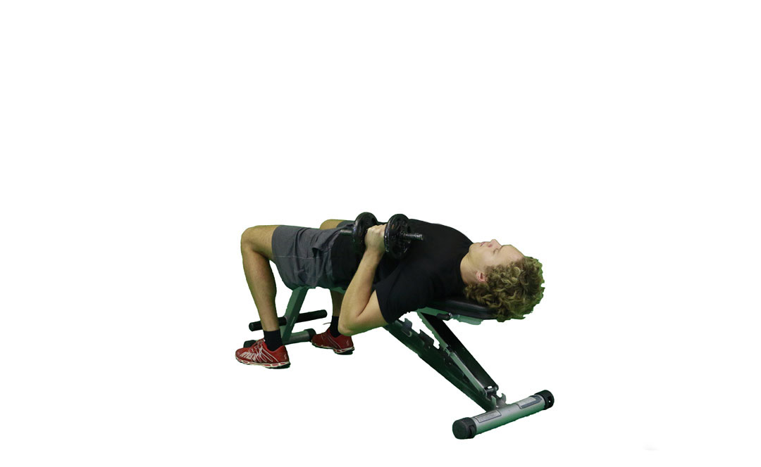 Dumbbell One-Arm Hammer Press — demonstration 2