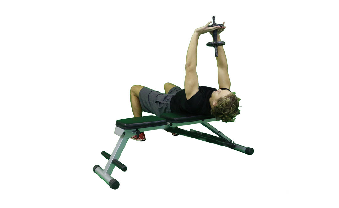 Dumbbell Pullover — demonstration 2