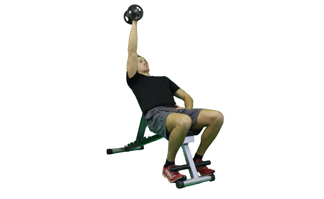 Dumbbell Incline One Arm Hammer Press — demonstration 2