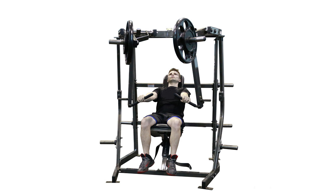 Chest Press Decline alla Macchina — dimostrazione 2