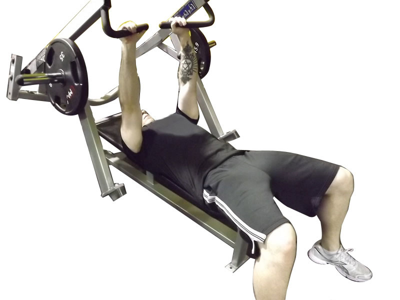 Leverage Chest Press — demonstration 2