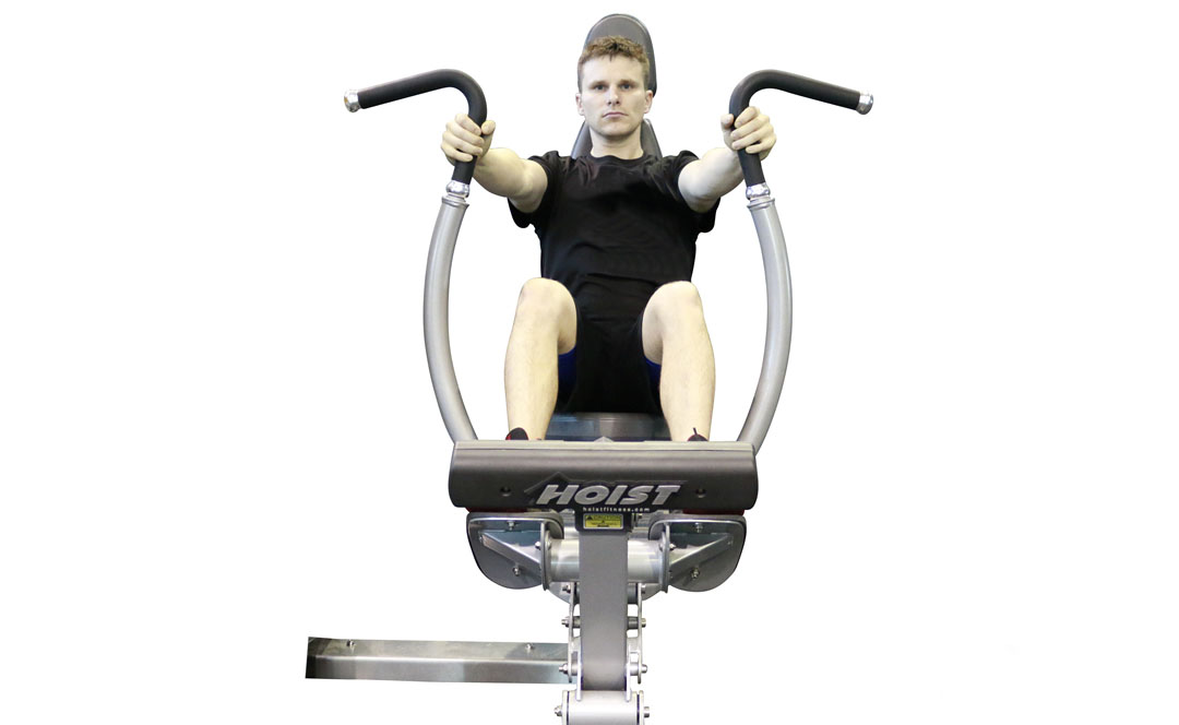Chest Press alla Macchina per la Parte Interna del Petto — dimostrazione 2