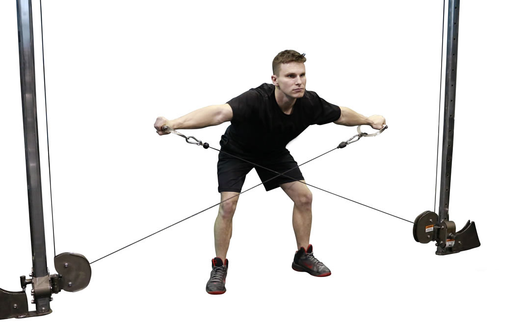 Cable Bent-Over Lateral Pulley — demonstration 2