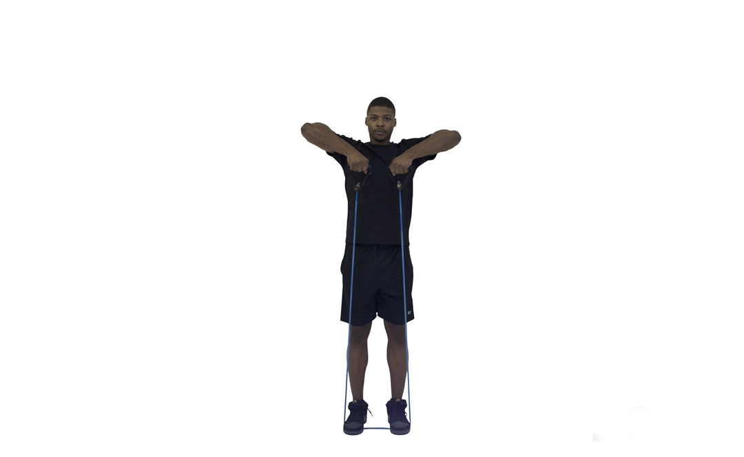 Band Upright Row — demonstration 2