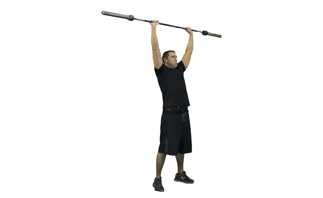 Barbell Military Press — demonstration 2
