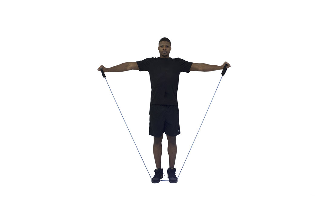 Band Lateral Raise — demonstration 2