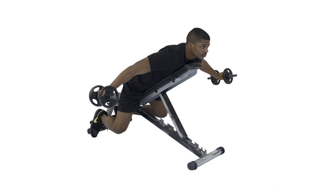Dumbbell Reverse Fly — demonstration 2