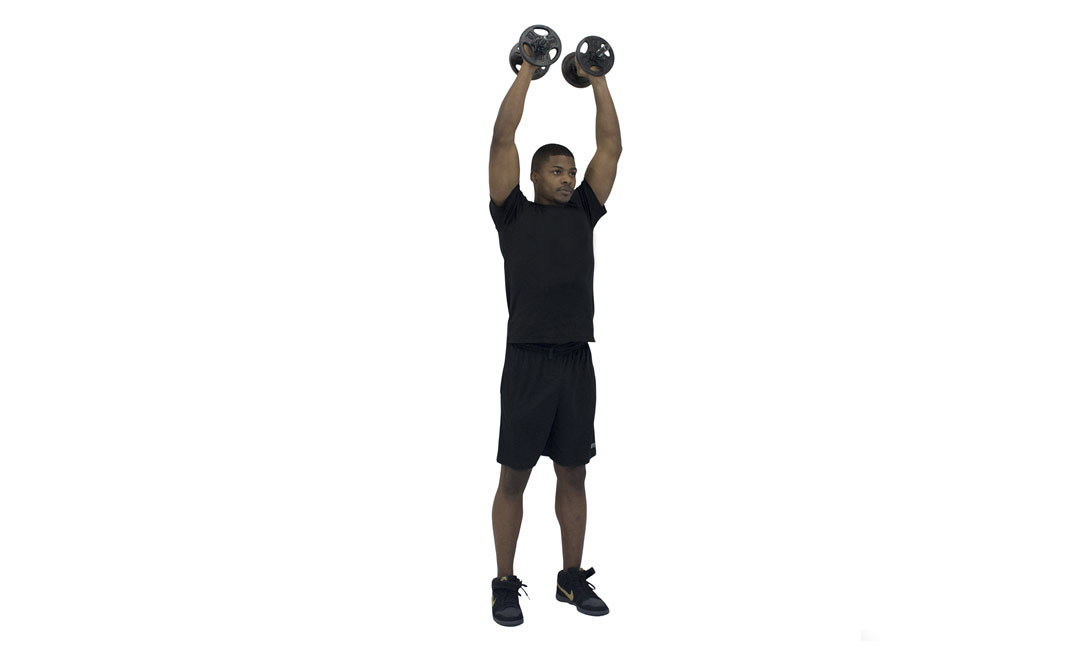 Dumbbell Hammer Shoulder Press — demonstration 2