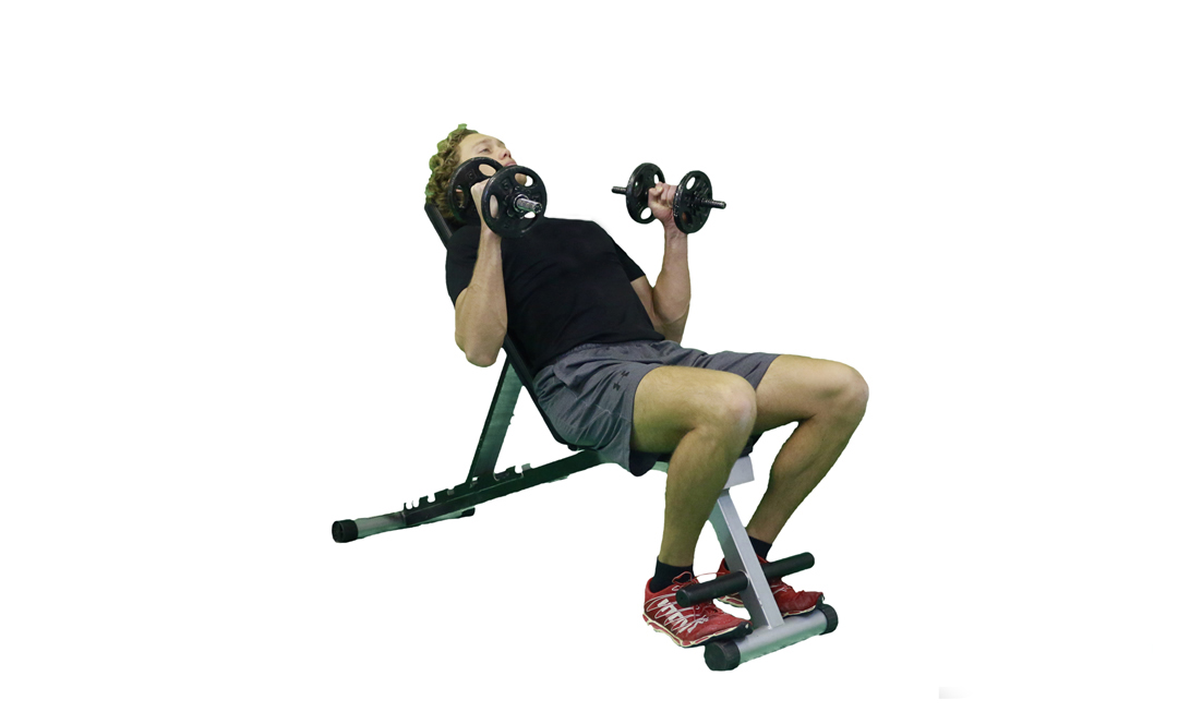 Curl Martello con Manubri su Panca Inclinata — dimostrazione 2