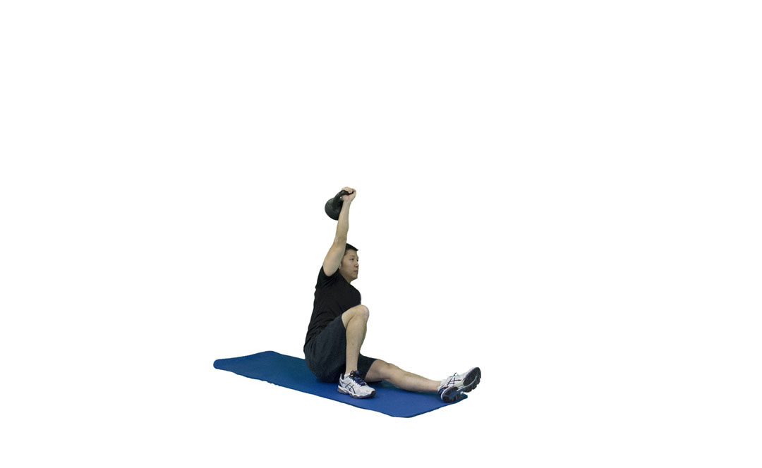 Levantamento Turco com Kettlebell e Afundo — demonstração 2