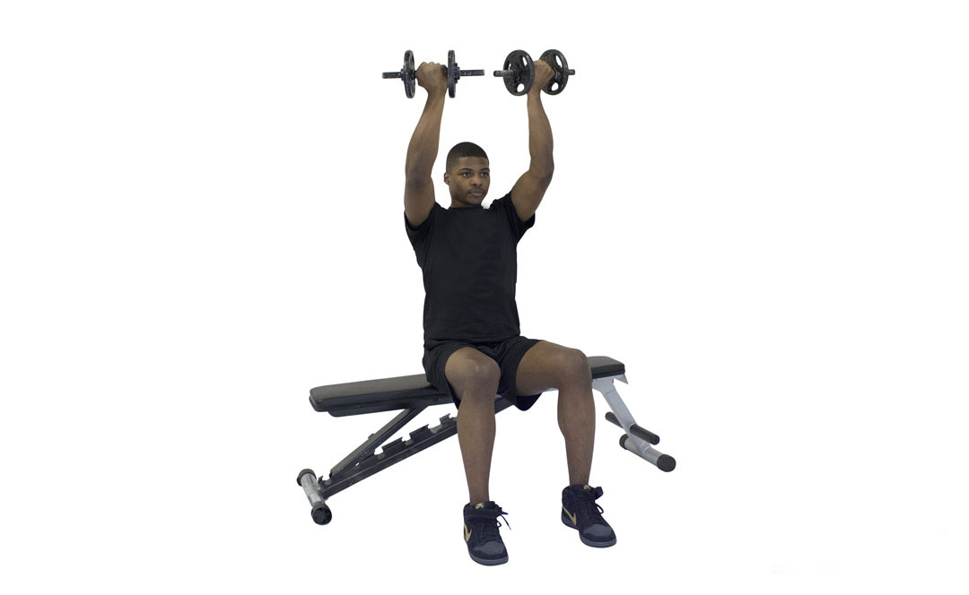 Dumbbell Shoulder Press Reverse Grip — demonstration 2