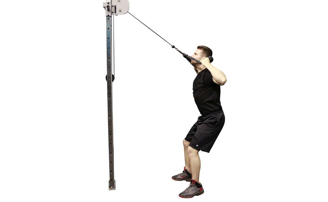 Face Pull al Cavo con Corda — dimostrazione 2
