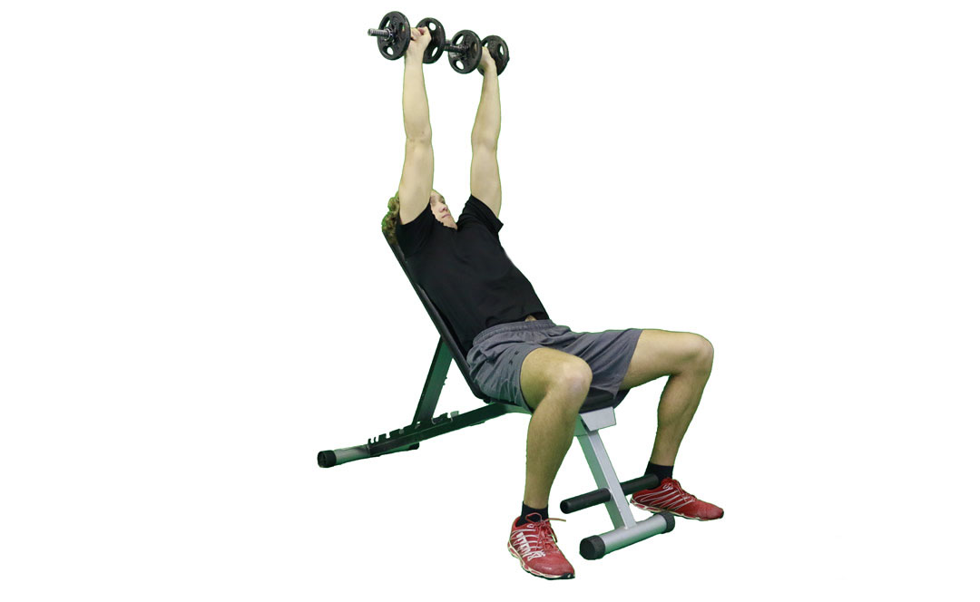 Dumbbell Incline Shoulder Raise — demonstration 2