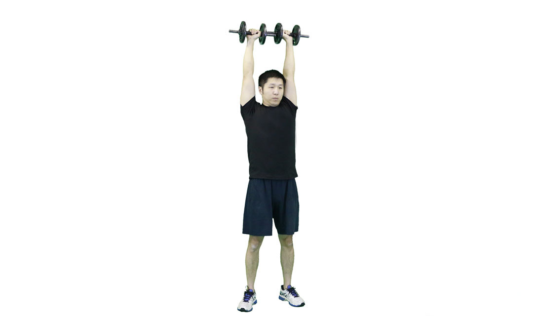 Dumbbell Arnold Press — demonstration 2