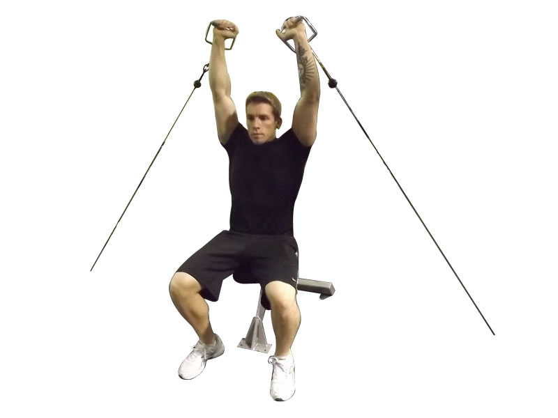 Cable Shoulder Press — demonstration 2
