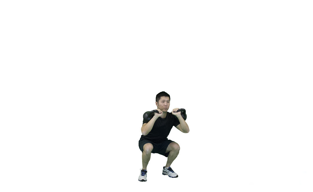 Kettlebell Thruster — demonstration 2