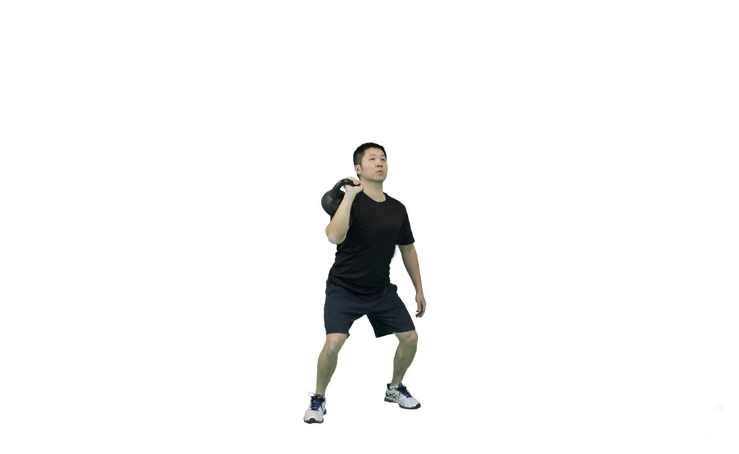Kettlebell One-Arm Jerk — demonstration 2