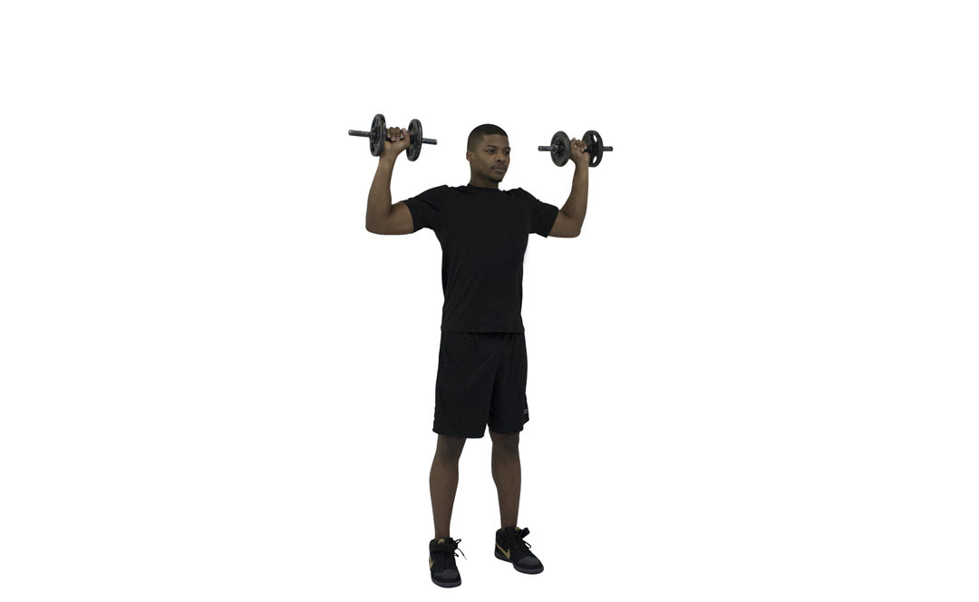 Dumbbell Cuban Press — demonstration 2