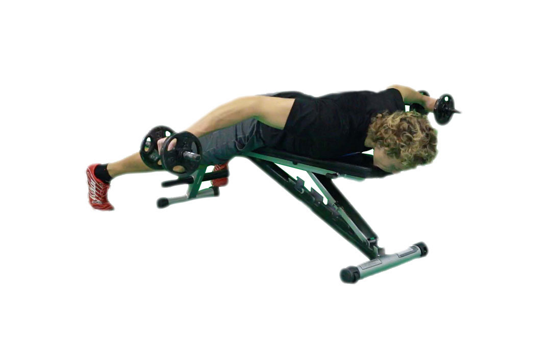 Alzate Inverse Prone con Manubri — dimostrazione 2