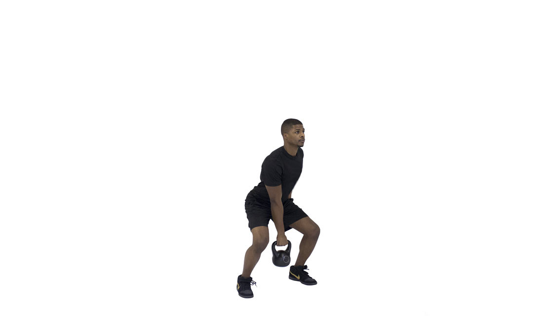 Einarmiger Kettlebell-Split-Snatch — Demonstration 2
