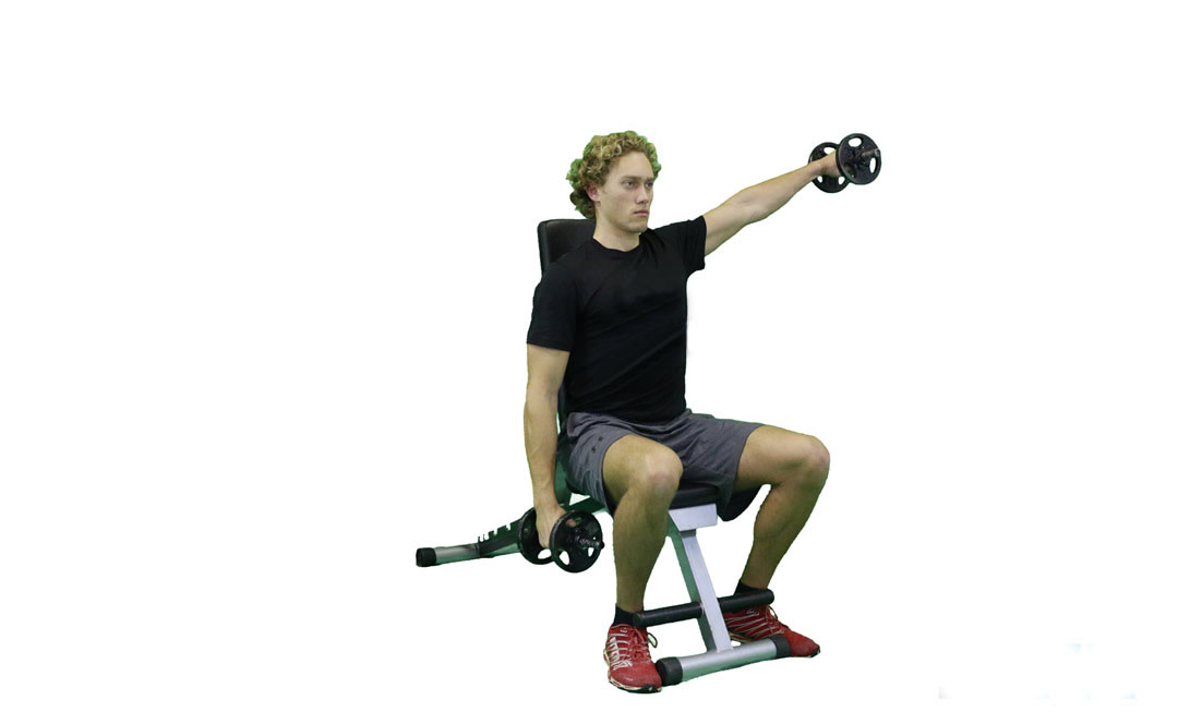 Dumbbell Alternating Lateral Raise — demonstration 2