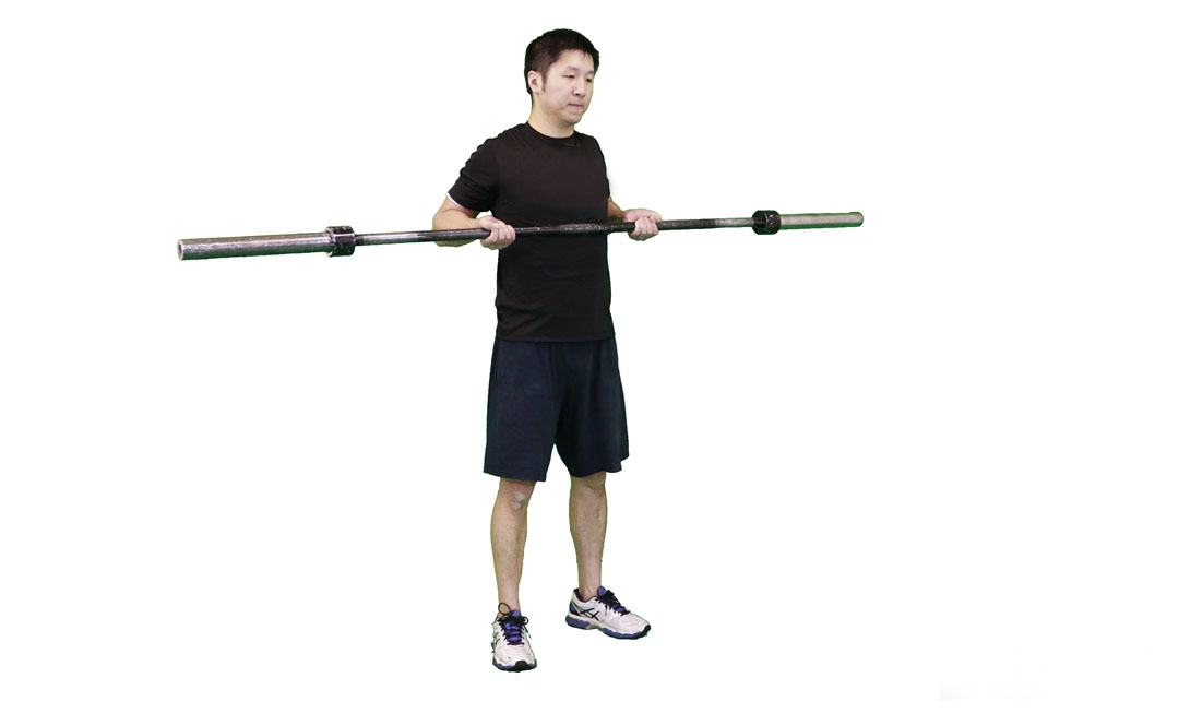 Barbell Bicep Drag Curl — demonstration 2