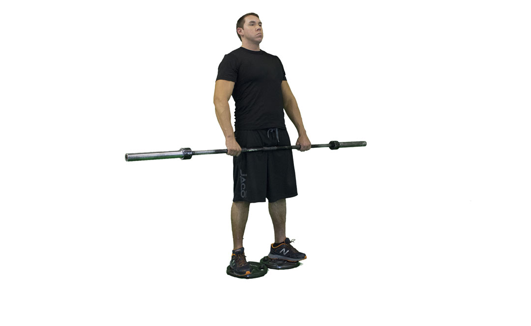Barbell Romanian Deadlift From Deficit — demonstration 2