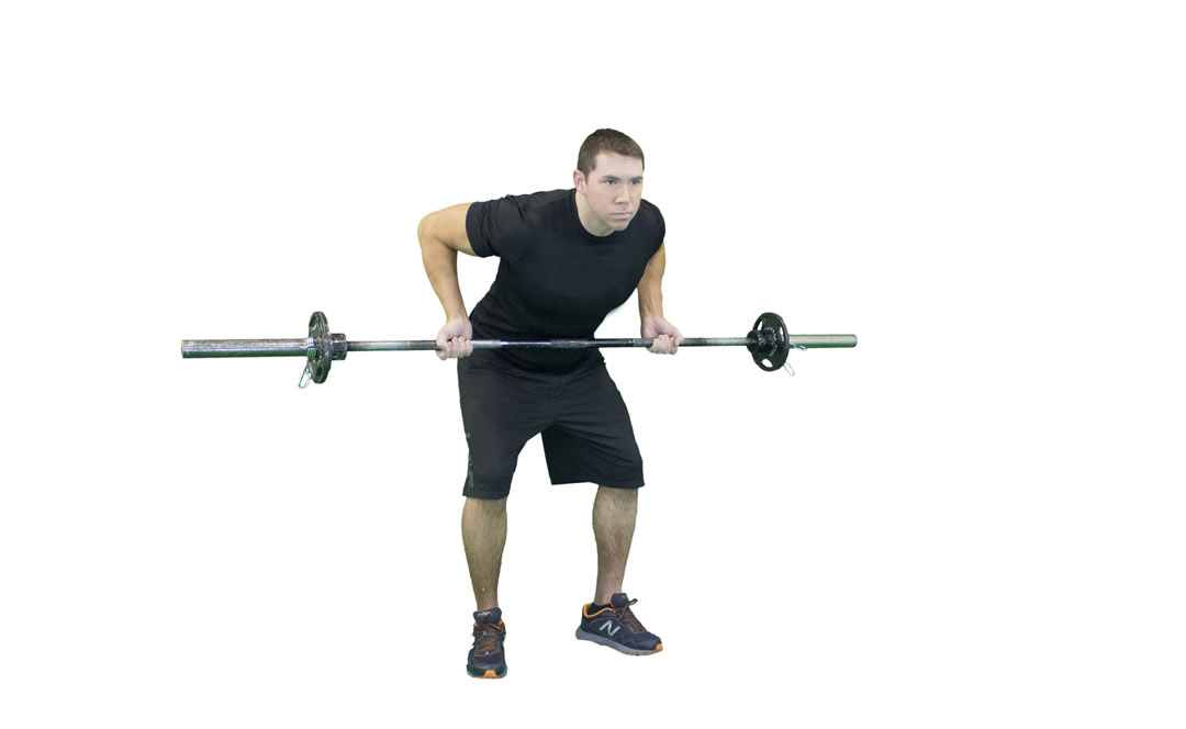 Ters Tutuş Eğilerek Barbell Row — gösterim 2