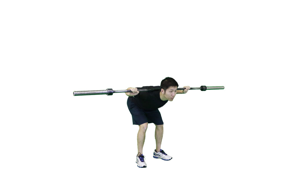 Barbell Good Morning — demonstration 2