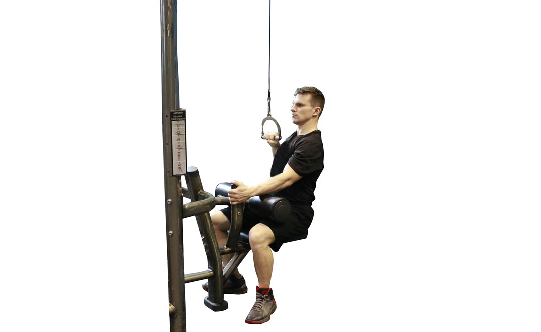 Cable One-Arm Lat Pulldown — demonstration 2