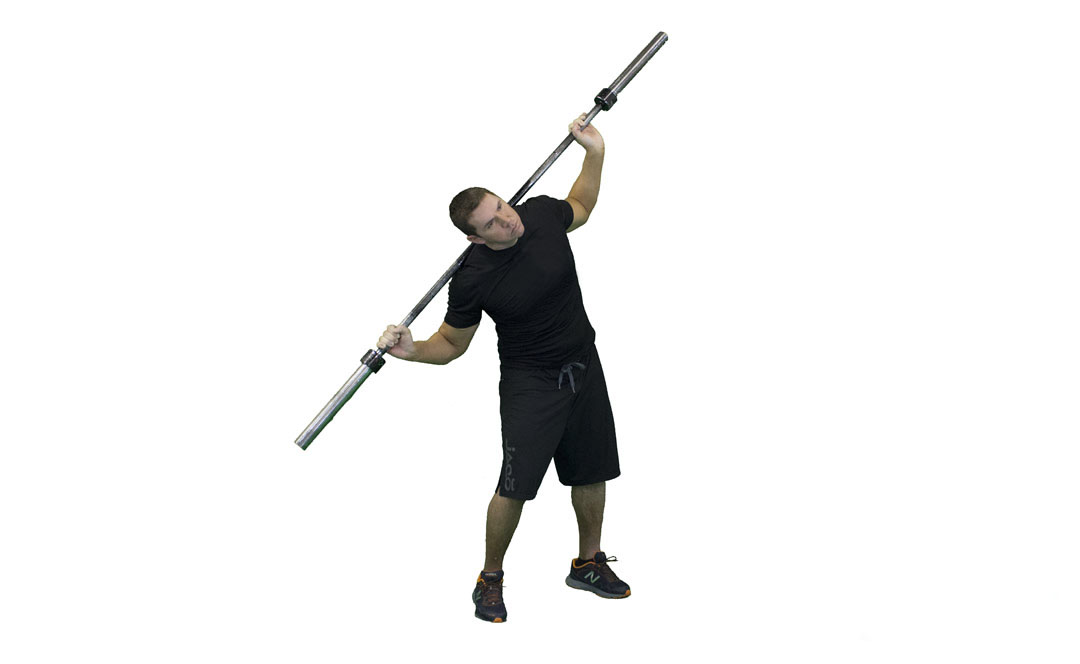 Barbell Side Bend — demonstration 2