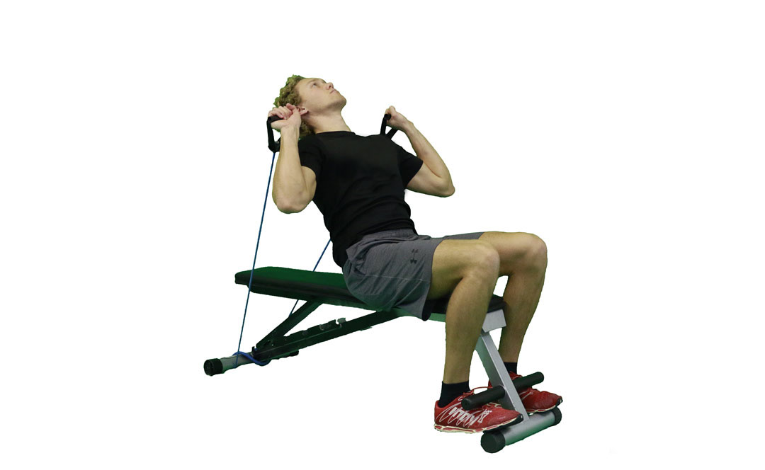 Band Sit-Up — demonstration 2