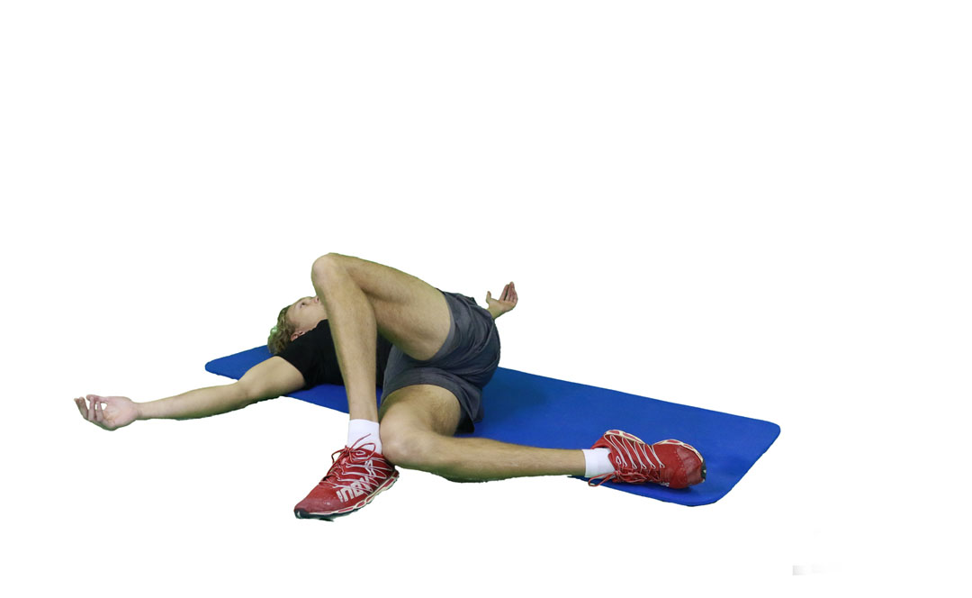 Cross-Leg Side Stretch Supine — demonstration 2