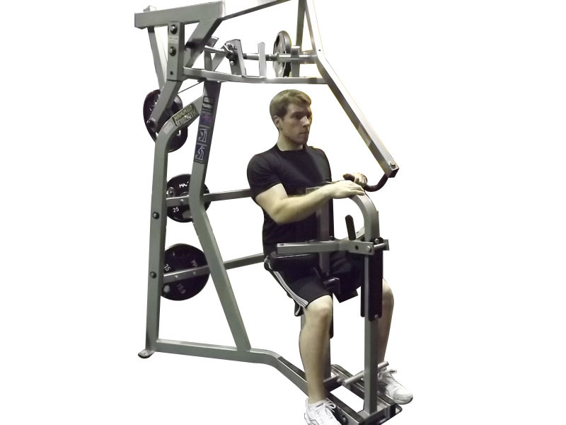 Machine Iso Lateral High Row — demonstration 2