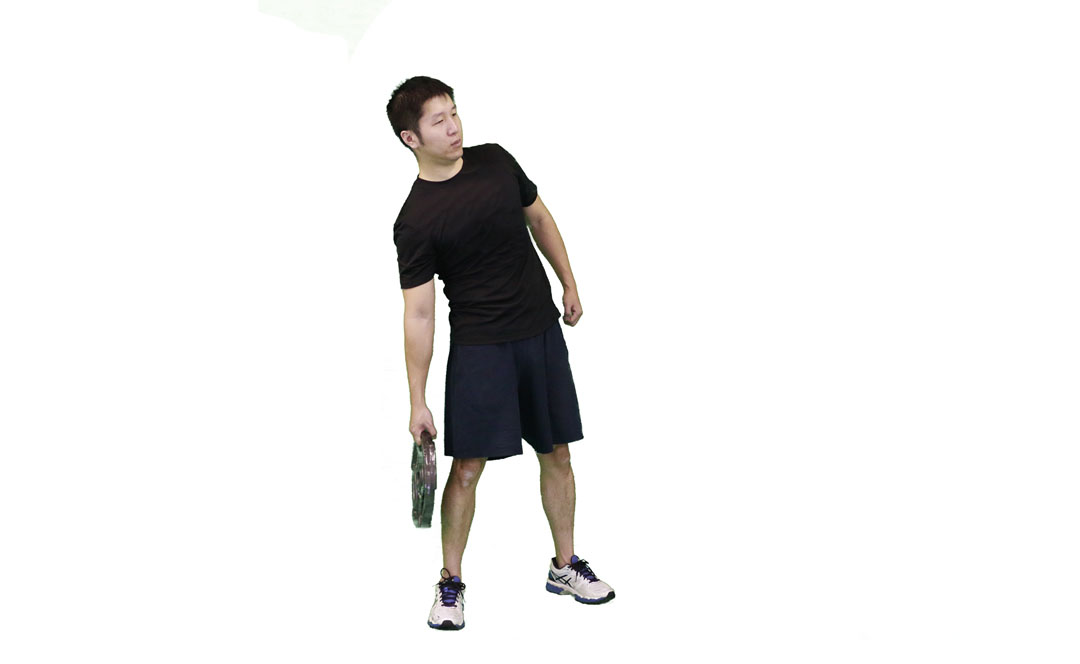 Weighted Side Bend — demonstration 2