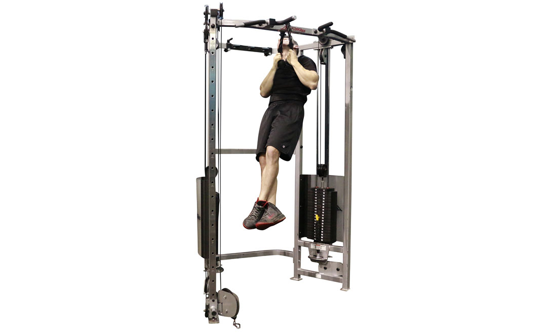 Cable Rope Pull-Up — demonstration 2