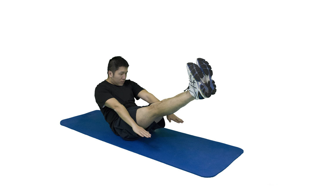 Boat Pose — demonstration 2