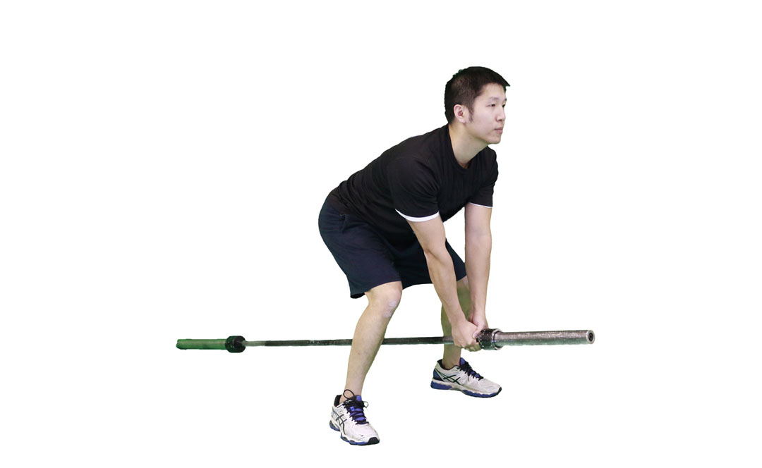 Barbell T-Bar Row — demonstration 2