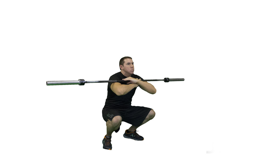 Barbell Front Squat — demonstration 2
